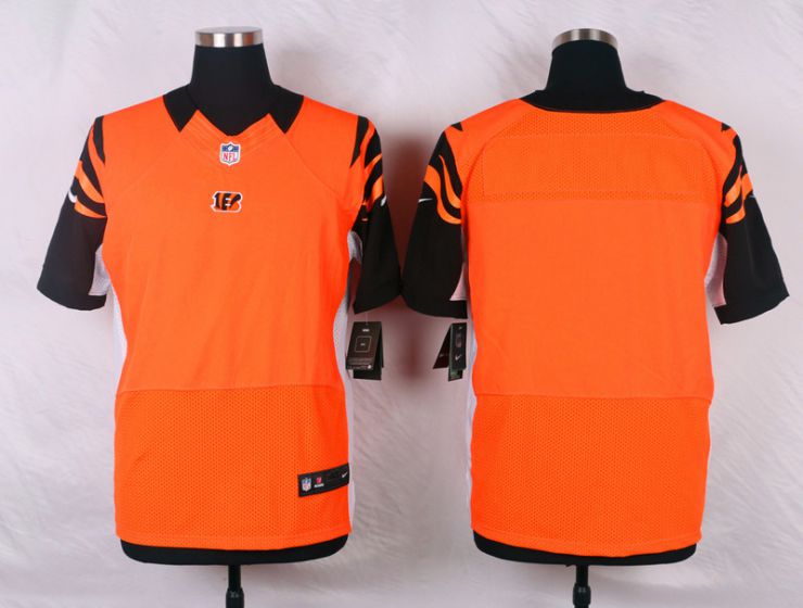 Men Cincinnati Bengals Blank Orange Elite Nike NFL Jerseys